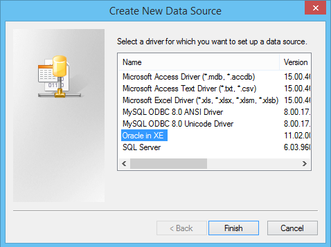 Create new Data Source